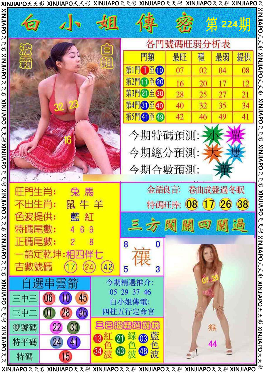 白小姐传密